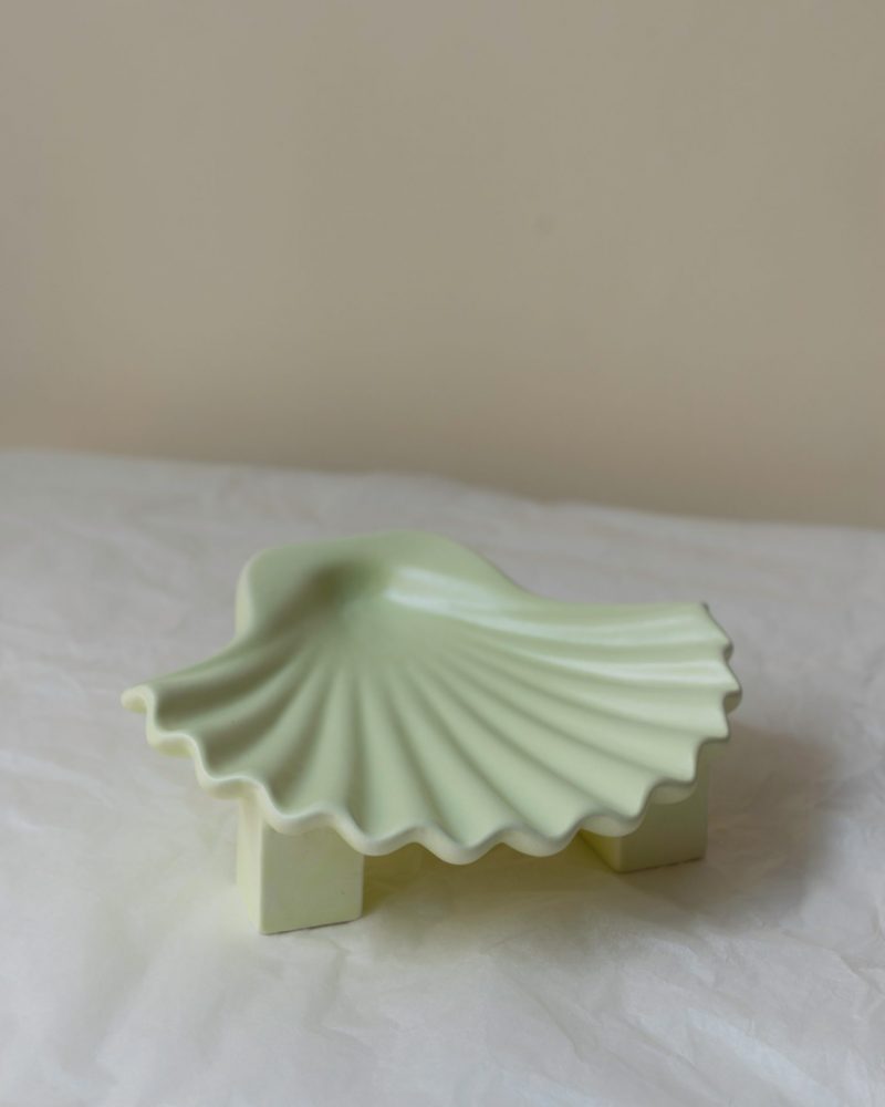Lime Seashell Plate