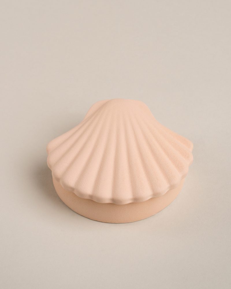 Ecru Seashell Box