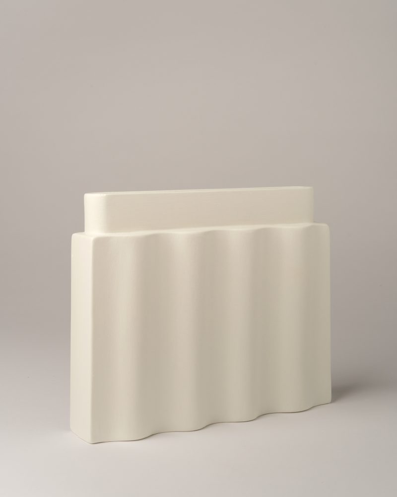 White Waves vase
