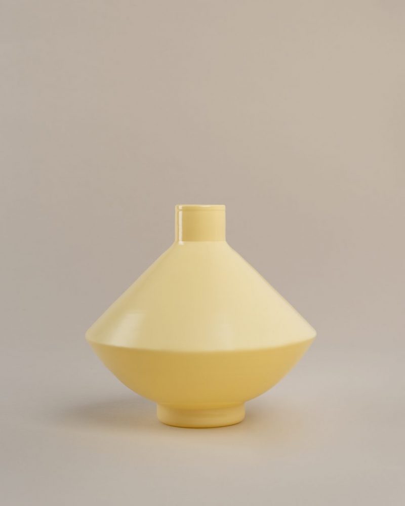 Vanilla Glass Vase