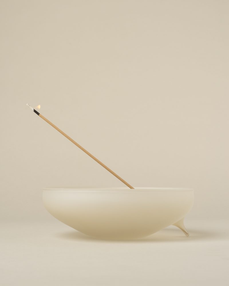 Ecru Incense Holder