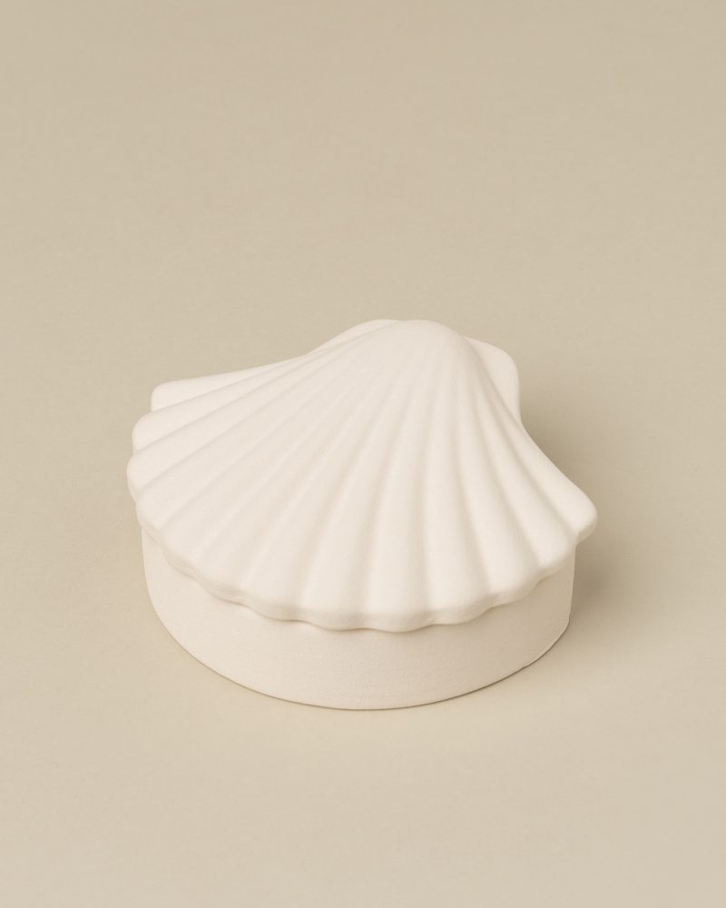 Light Rose Seashell Box